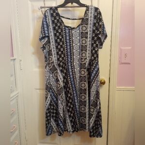 SKU 161W Bobbie & Brooks short sleeve dress.